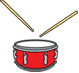 ドラムレッスン:イラスト